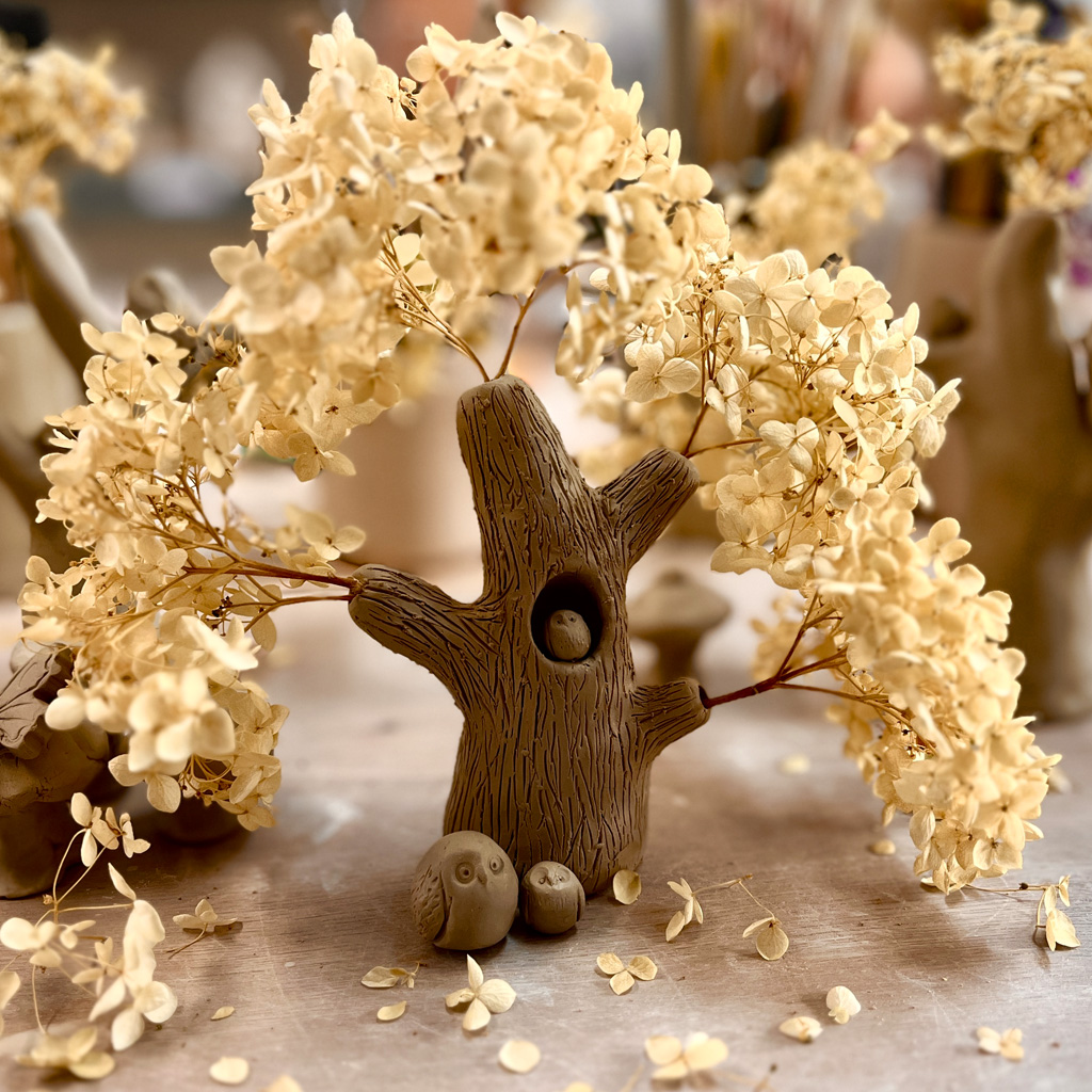 Arbres Soliflores en Céramique – vase fleurs séchées